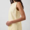 Keten Karışımlı Tank Top