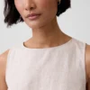 Keten Karışımlı Tank Top