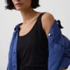 Keten Karışımlı Tank Top