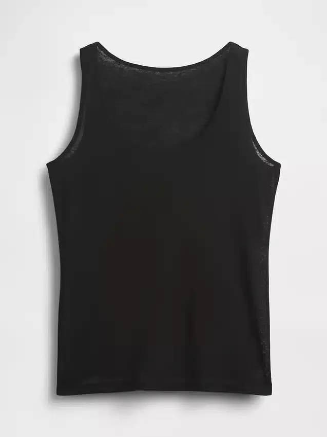 Keten Karışımlı Tank Top