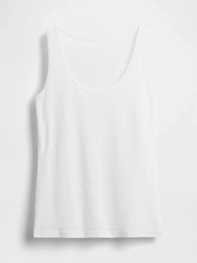 Keten Karışımlı Tank Top