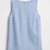 Keten Karışımlı Tank Top