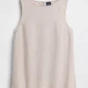 Keten Karışımlı Tank Top