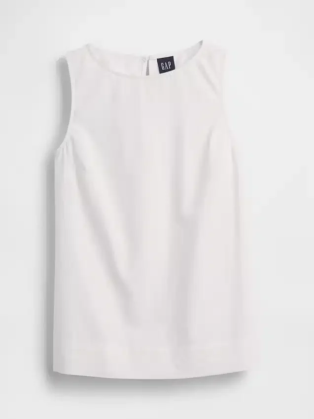 Keten Karışımlı Tank Top