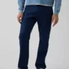 Keten-Pamuklu Bol Düz Pantolon