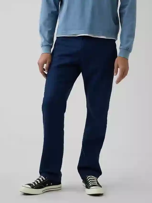 Keten-Pamuklu Bol Düz Pantolon