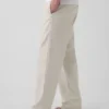 Keten-Pamuklu Gevşek Kesim Konik Pantolon