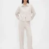 Keten-Pamuklu Oversized Gömlek