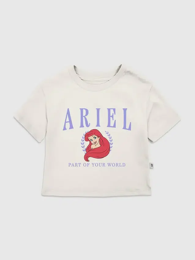 Küçük Çocuk Ariel Collegiate Grafik Tişört