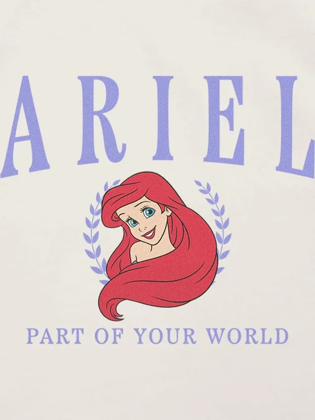 Küçük Çocuk Ariel Collegiate Grafik Tişört