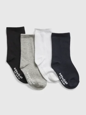 Küçük Çocuk Crew Çorapları (4'lü Paket)