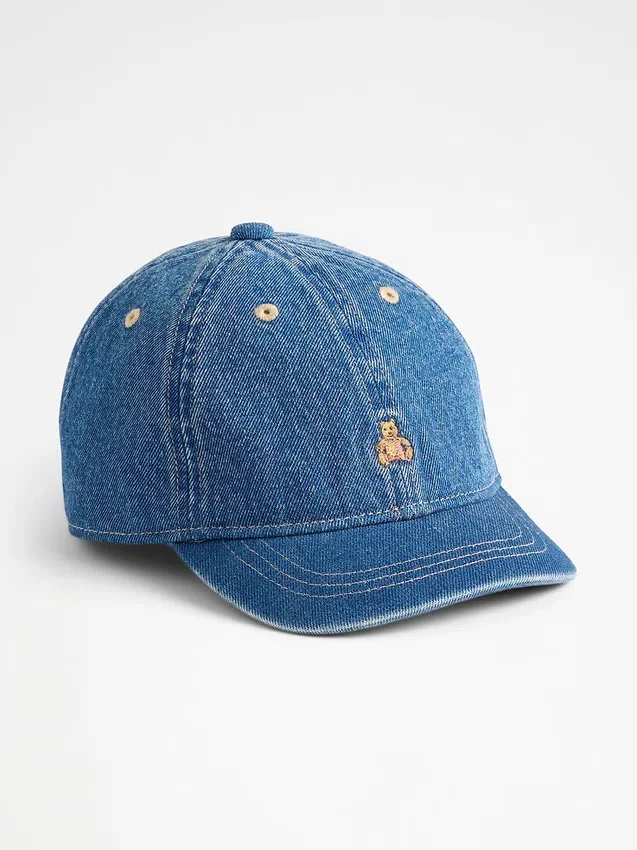 Küçük Çocuk Denim Beyzbol Şapkası
