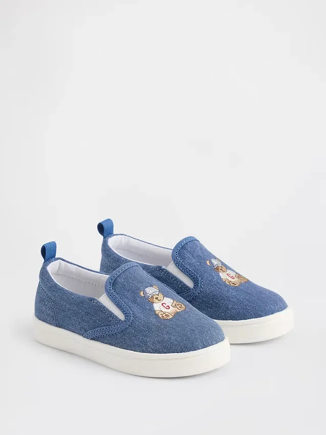 Küçük Çocuk Denim Brannan Bear Slip-On Spor Ayakkabıları
