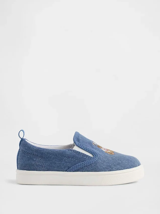 Küçük Çocuk Denim Brannan Bear Slip-On Spor Ayakkabıları