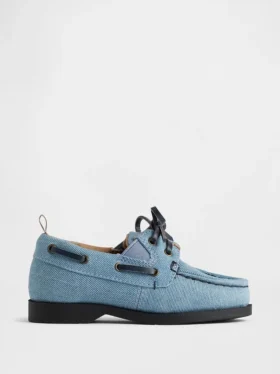 Küçük Çocuk Denim Tekne Ayakkabısı