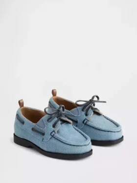 Küçük Çocuk Denim Tekne Ayakkabısı