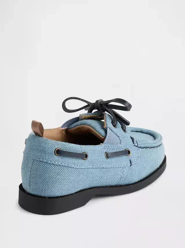 Küçük Çocuk Denim Tekne Ayakkabısı
