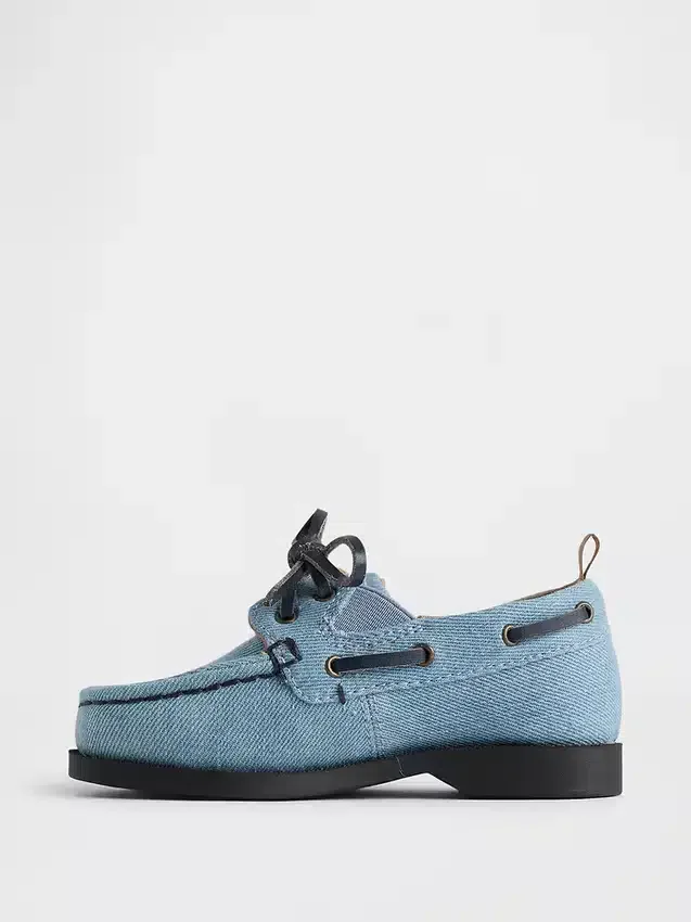 Küçük Çocuk Denim Tekne Ayakkabısı