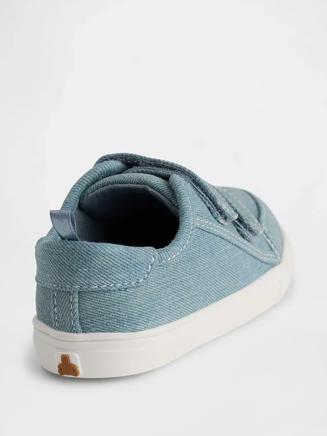 Küçük Çocuk Kanvas Denim Spor Ayakkabıları