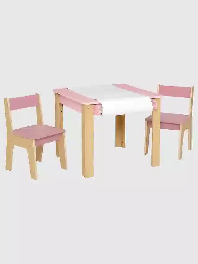 Küçük Çocuk Masası ve 2 Sandalye Seti