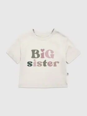 Küçük Çocuklar İçin Big Sister Grafikli Tişört