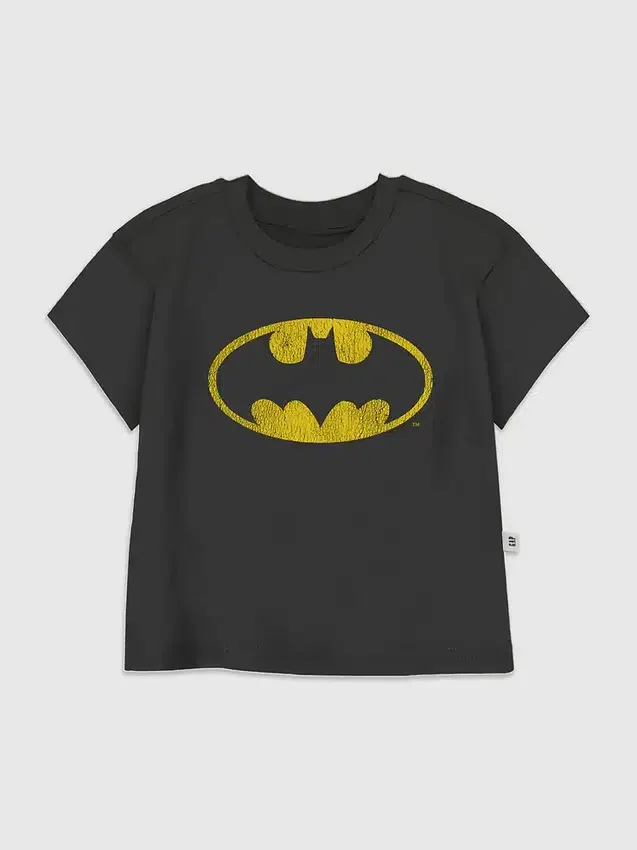 Küçük Çocuklar İçin DC Comics Batman Desenli Tişört