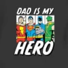 Küçük Çocuklar İçin DC Comics Justice League Kahramanları "Dad" Grafik Tişört