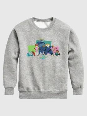 Küçük Çocuklar İçin Disney Zootopia Karakterli Crew Fleece