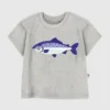 Küçük Çocuklar İçin Fish Grafikli Tişört