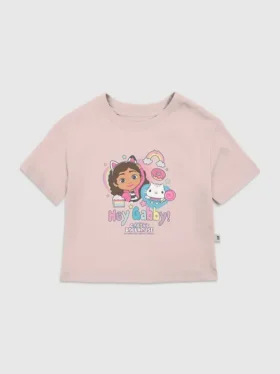 Küçük Çocuklar İçin Gabbys Dollhouse Hey Gabby Grafikli Tişört