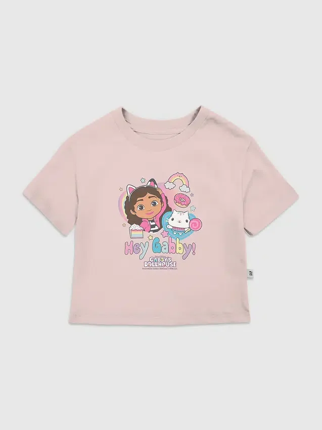Küçük Çocuklar İçin Gabbys Dollhouse Hey Gabby Grafikli Tişört