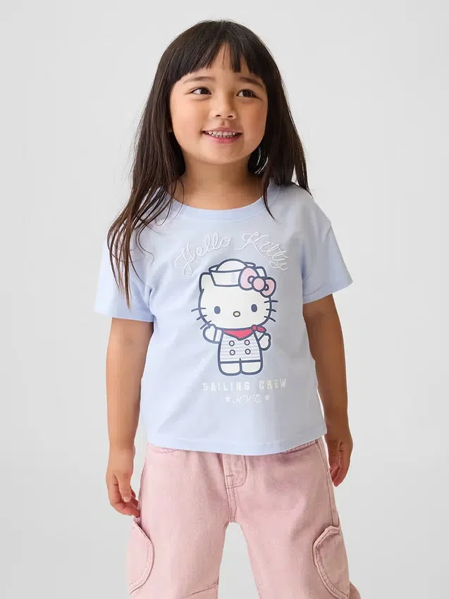 Küçük Çocuklar İçin Hello Kitty Desenli Tişört
