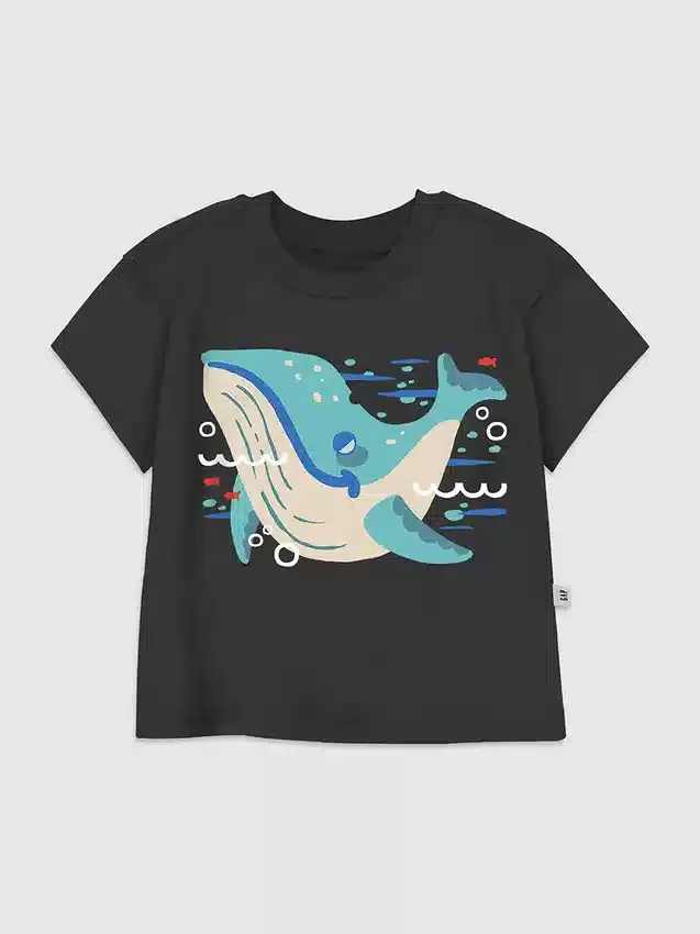 Küçük Çocuklar İçin Its a Whale Grafik Tişört