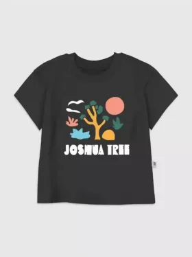 Küçük Çocuklar İçin Joshua Tree Desenli Tişört