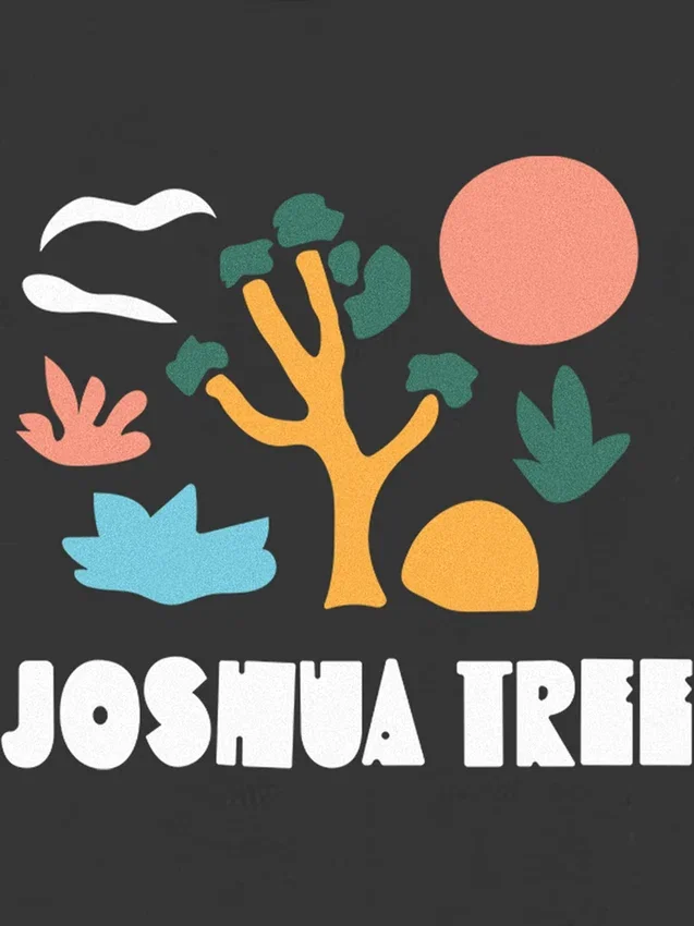 Küçük Çocuklar İçin Joshua Tree Desenli Tişört