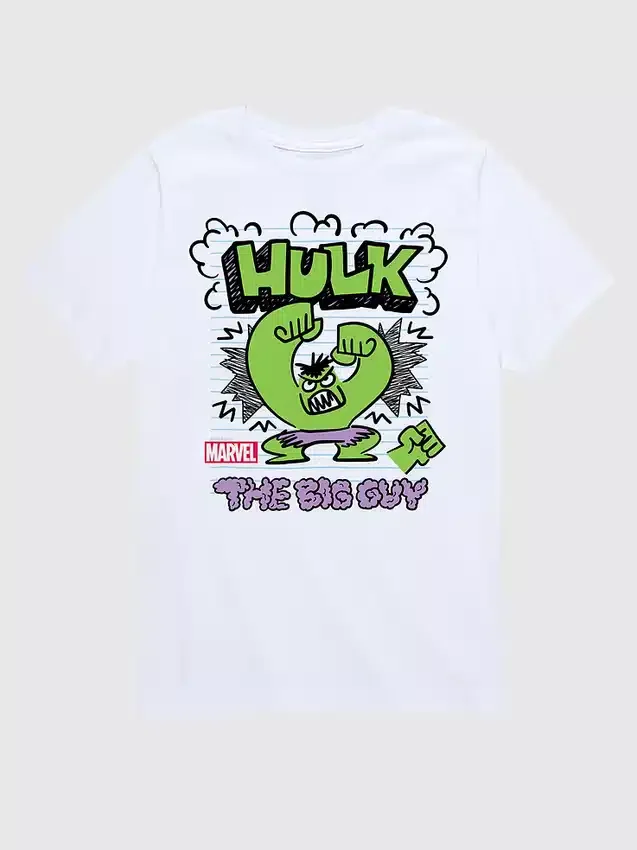 Küçük Çocuklar İçin Marvel İnanılmaz Hulk Doodle Şortlar