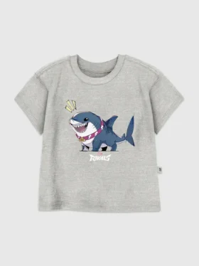 Küçük Çocuklar İçin Marvel Rivals Jeff the Shark Grafik Tişört