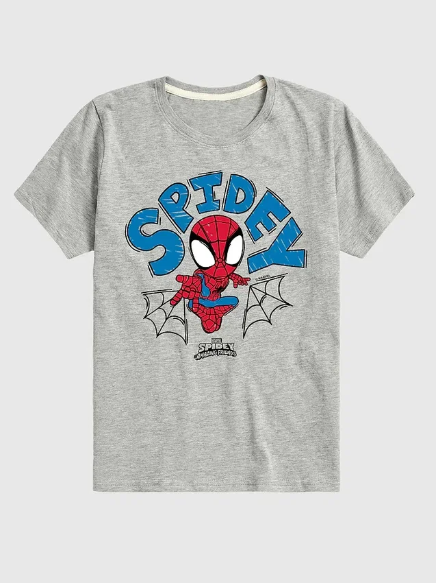 Küçük Çocuklar İçin Marvel Örümcek Adam Doodle Şortlar