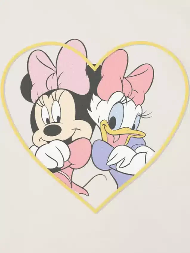 Küçük Çocuklar İçin Minnie ve Daisy En İyi Arkadaşlar Grafik Tişört