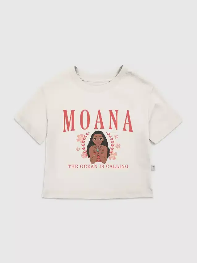 Küçük Çocuklar İçin Moana Collegiate Grafik Tişört