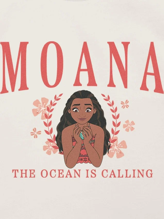 Küçük Çocuklar İçin Moana Collegiate Grafik Tişört