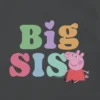 Küçük Çocuklar İçin Peppa Pig Big Sis Grafik Tişört