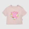 Küçük Çocuklar İçin Peppa Pig Sisters Grafik Tişört