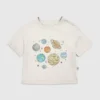 Küçük Çocuklar İçin Planets Jumble Desenli Tişört