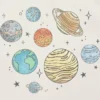 Küçük Çocuklar İçin Planets Jumble Desenli Tişört