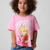 Küçük Çocuklar İçin Prenses Peach Desenli Tişört