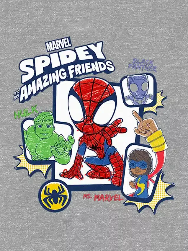 Küçük Çocuklar İçin Spidey ve Harika Arkadaşları Grafik Tişört