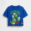 Küçük Çocuklar İçin Super Mario Oversized Grafik Tişört