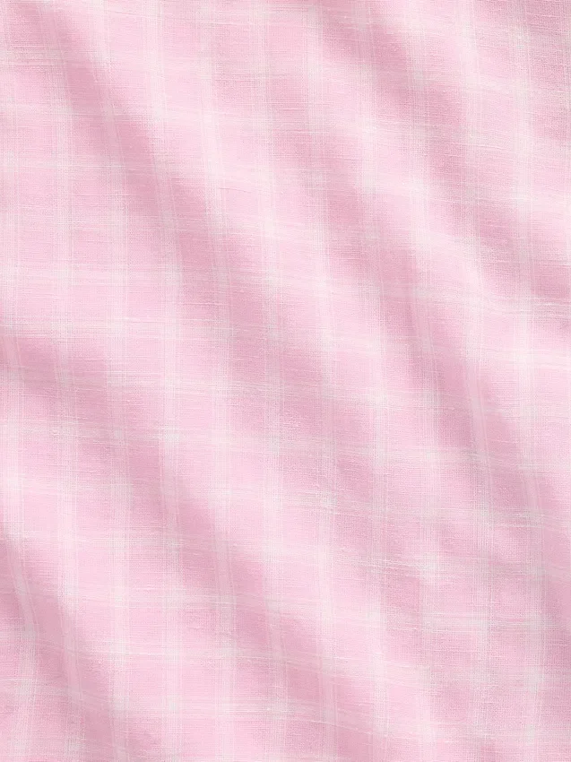 Kırışık Gazlı Oversized Pijama Gömleği