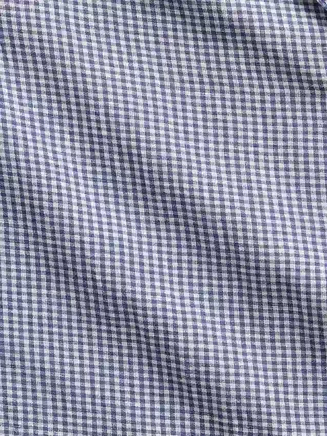 Kırışık Gazlı Oversized Pijama Gömleği
